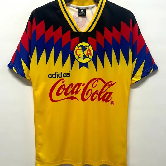 Jersey 1995 Club America Local Manga corta Retro