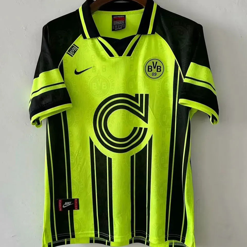 Jersey 1996/97 Borussia Dortmund Local Manga corta Retro