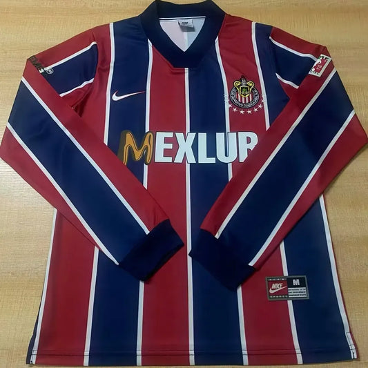 Jersey 1996/97 Chivas Visitante Manga larga Retro