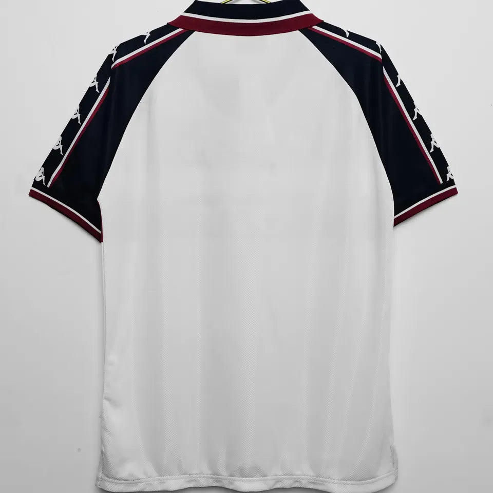 Jersey 1997/98 Manchester City Visitante Manga corta Retro
