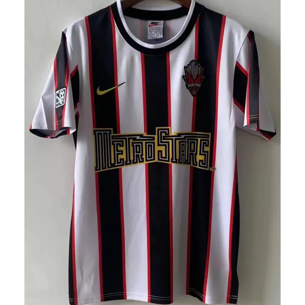 Jersey 1997 Metrostars Visitante Manga corta Retro