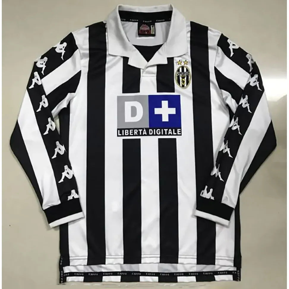 Jersey 1999/2000 Juventus Local Manga larga Retro