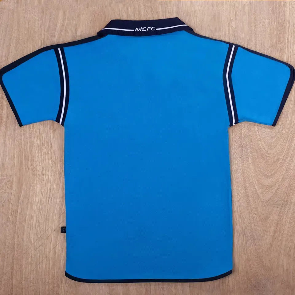 Jersey 2002/03 Manchester City Local Manga corta Retro