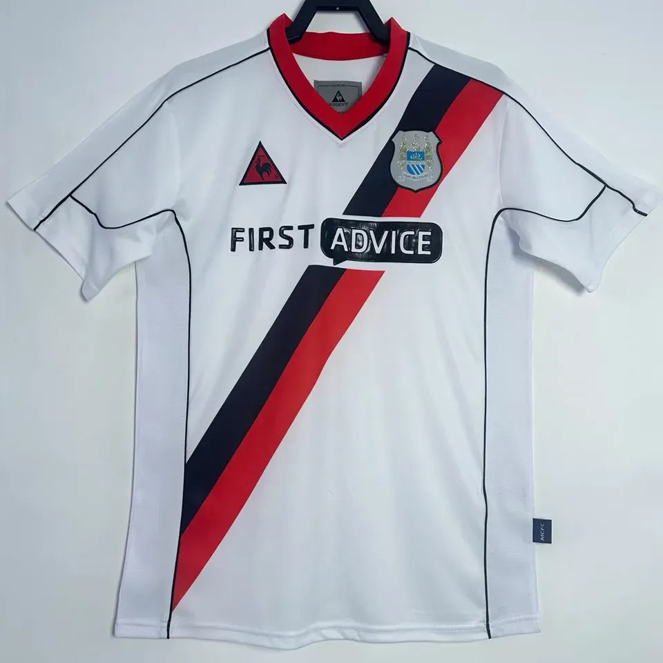 Jersey 2002/03 Manchester City Visitante Manga corta Retro