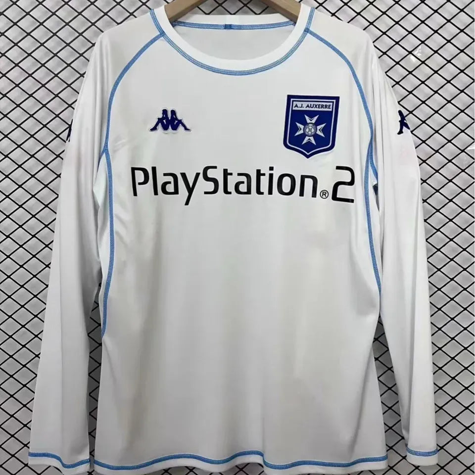 Jersey 2003/04 AJ Auxerre Local Manga larga Retro