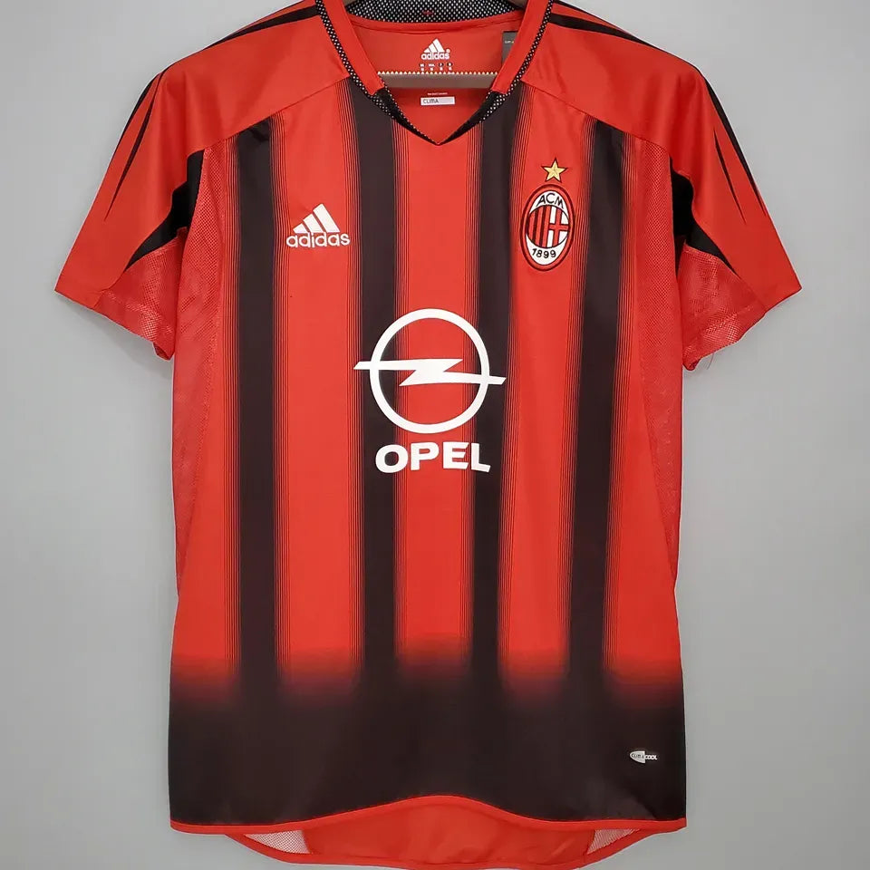 Jersey 2004/2005 AC Milan Local Manga corta Retro
