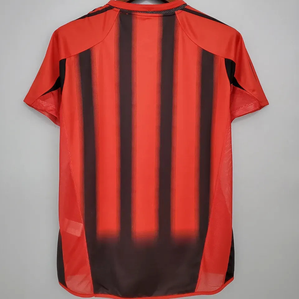 Jersey 2004/2005 AC Milan Local Manga corta Retro