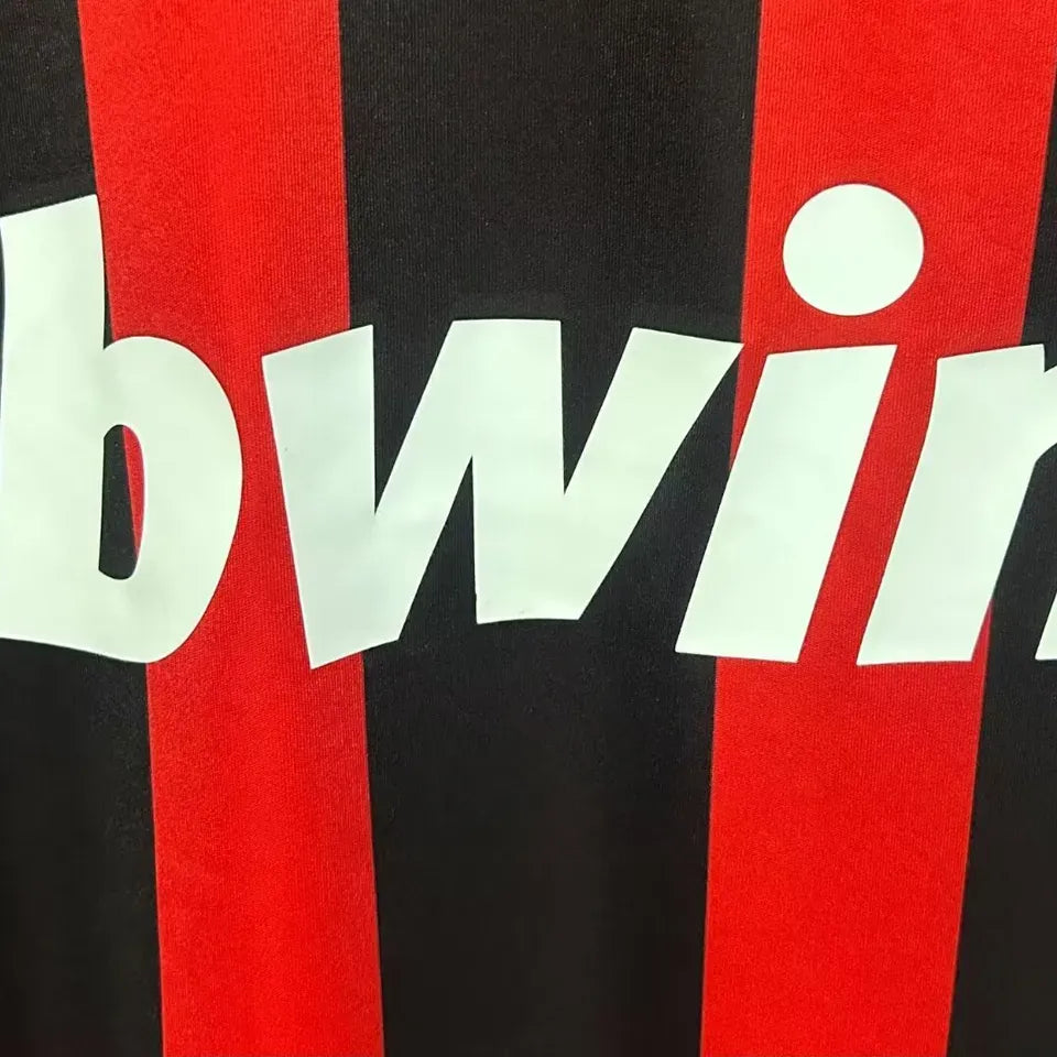 Jersey 2008/09 AC Milan Local Manga corta Retro