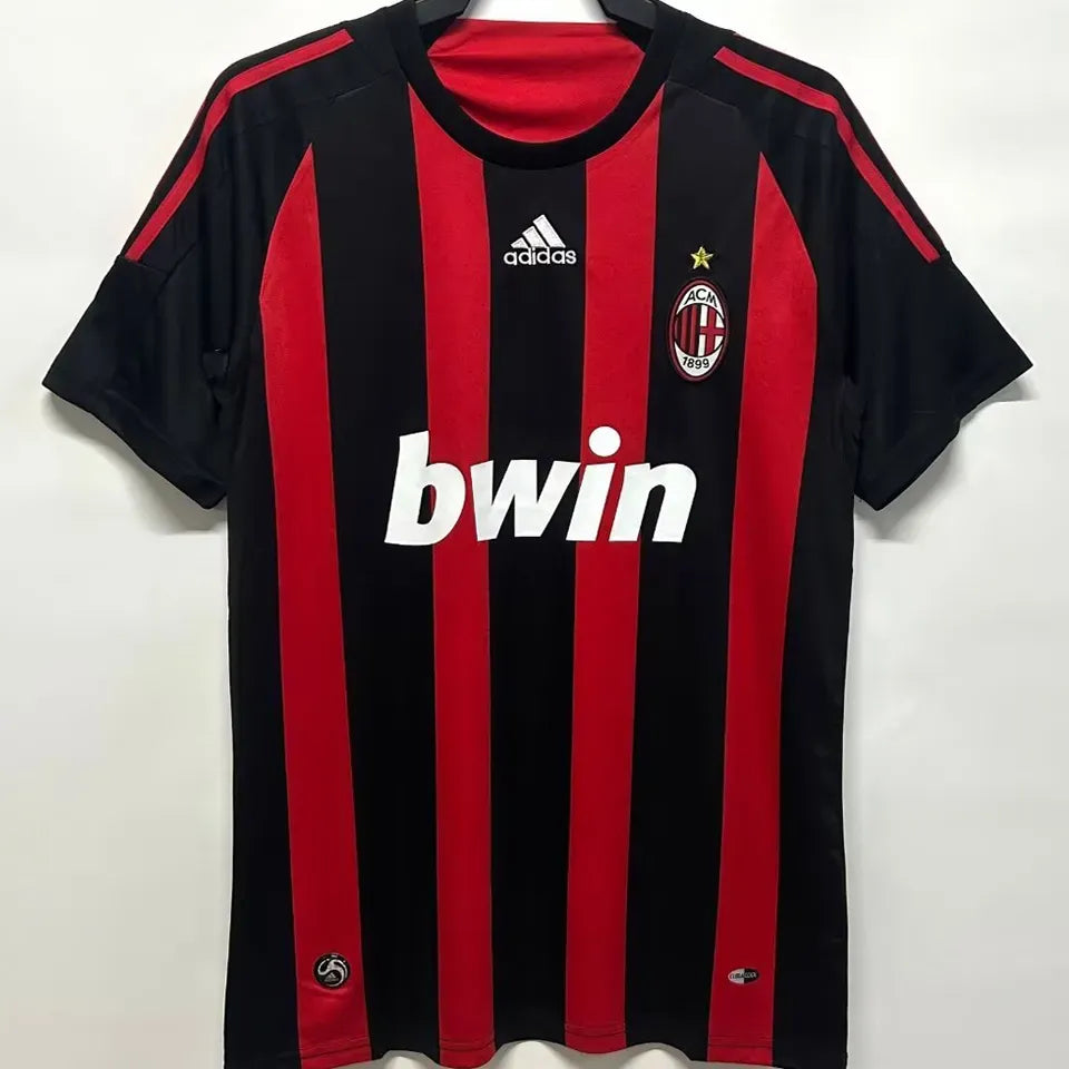 Jersey 2008/09 AC Milan Local Manga corta Retro