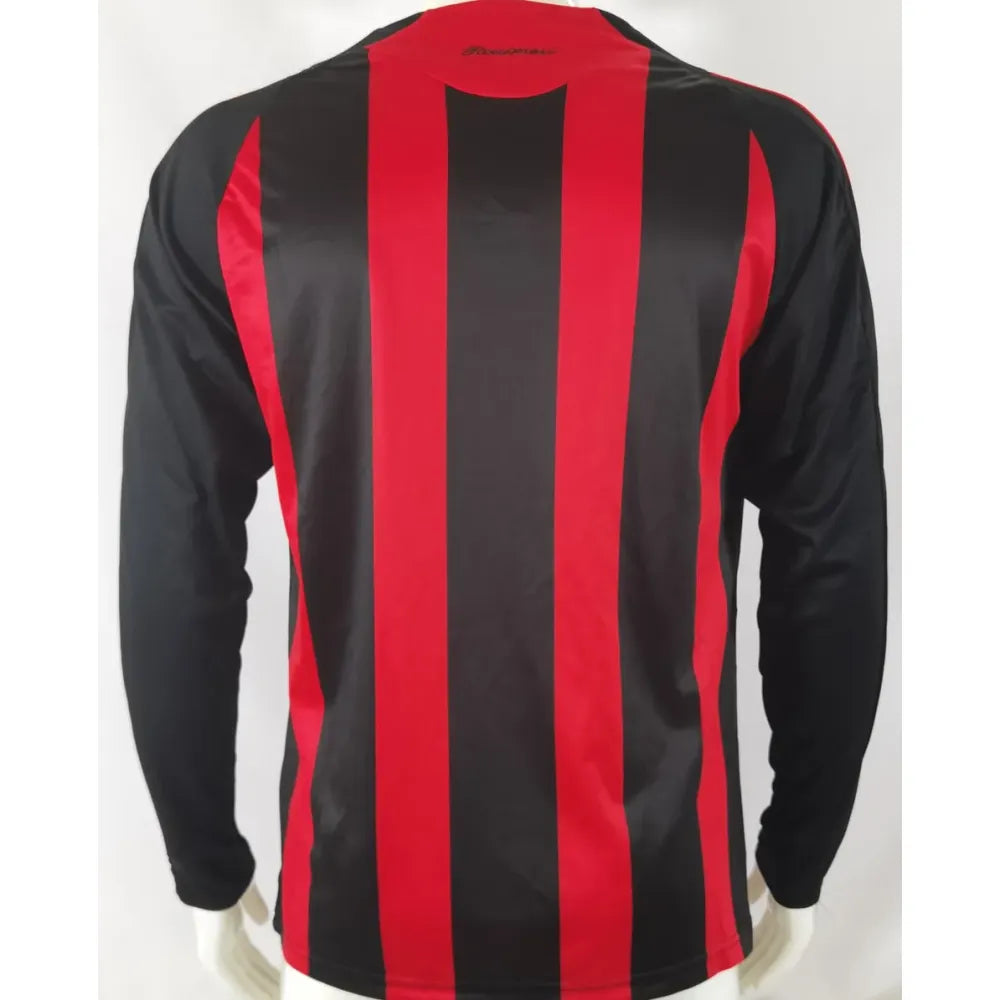 Jersey 2008/09 AC Milan Local Manga larga Retro
