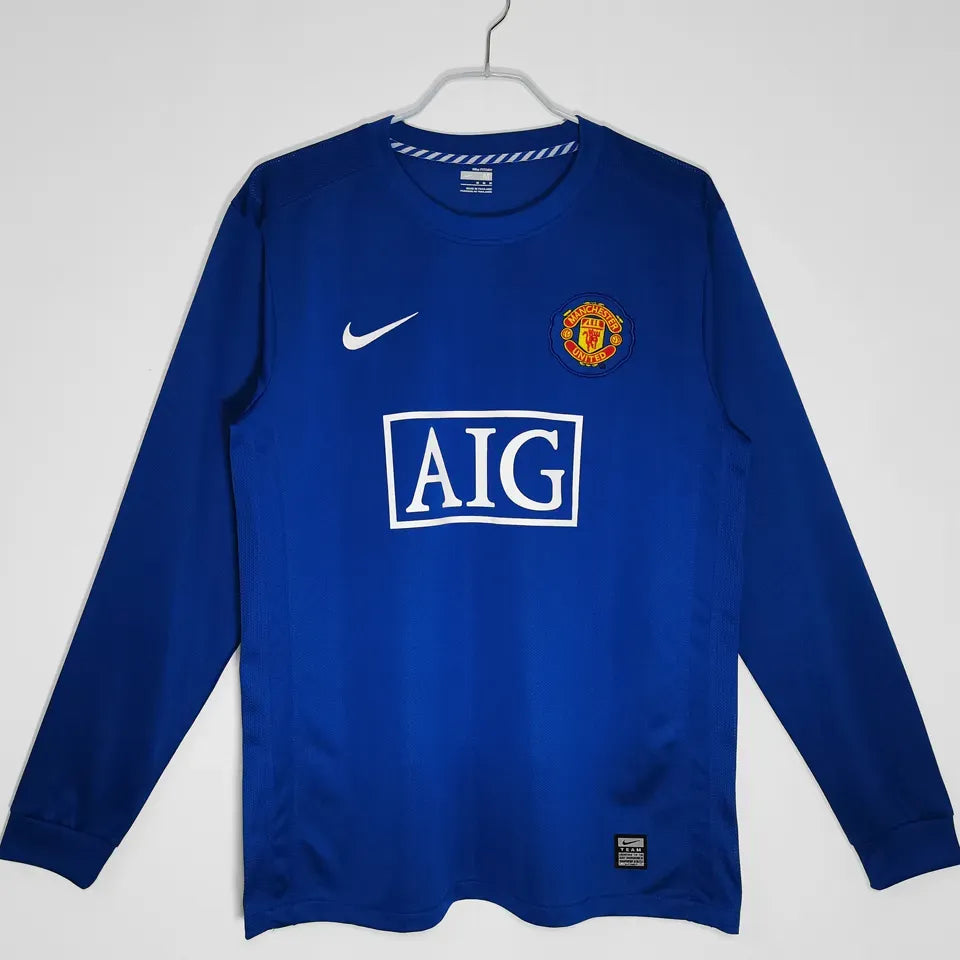 Jersey 2008/09 Manchester United Alternativo Manga larga Retro