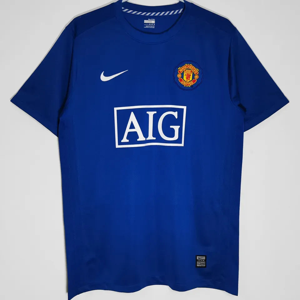 Jersey 2008/09 Manchester United Visitante Manga corta Retro