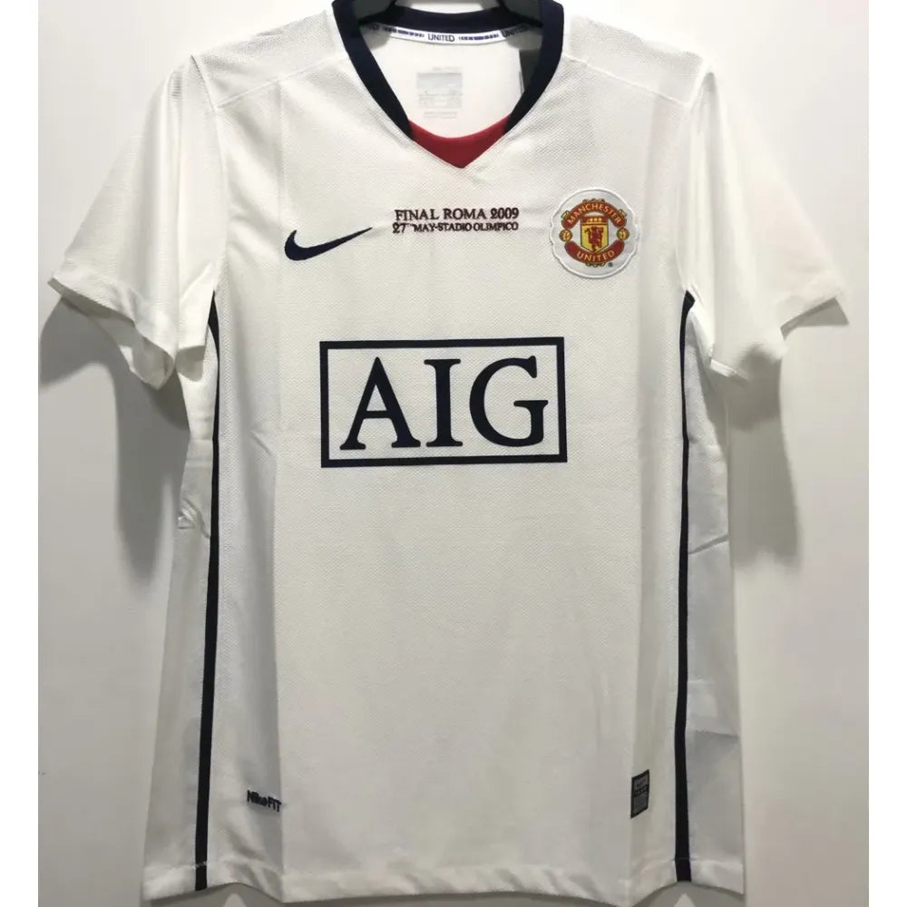 Jersey 2008/09 Manchester United Visitante Manga corta Retro