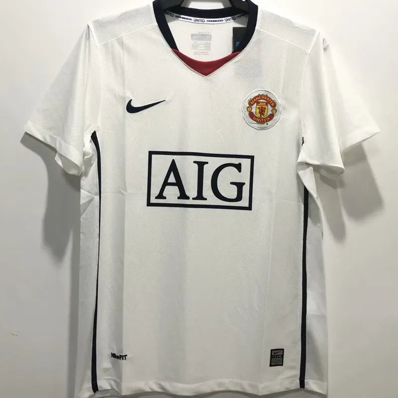 Jersey 2008/2009 Manchester United Visitante Manga corta Retro