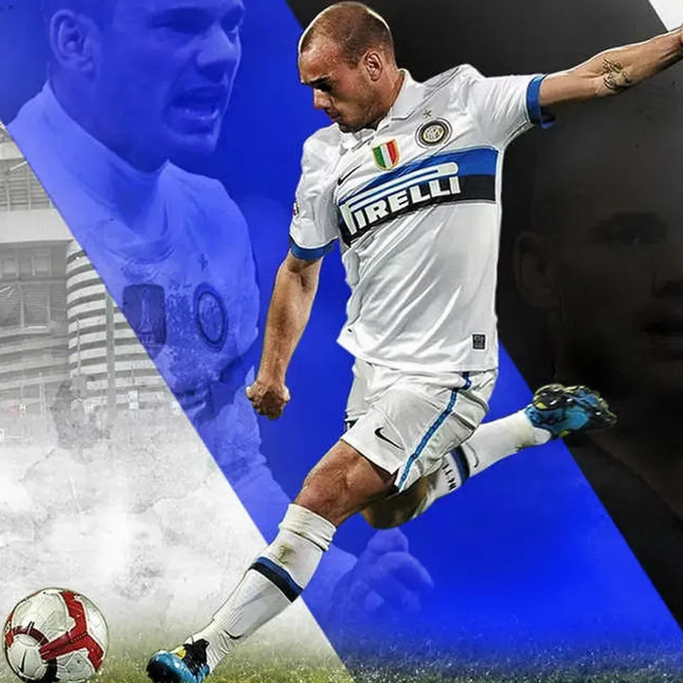 Jersey 2009/10 Inter Milan Visitante Manga corta Retro