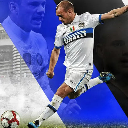 Jersey 2009/10 Inter Milan Visitante Manga corta Retro