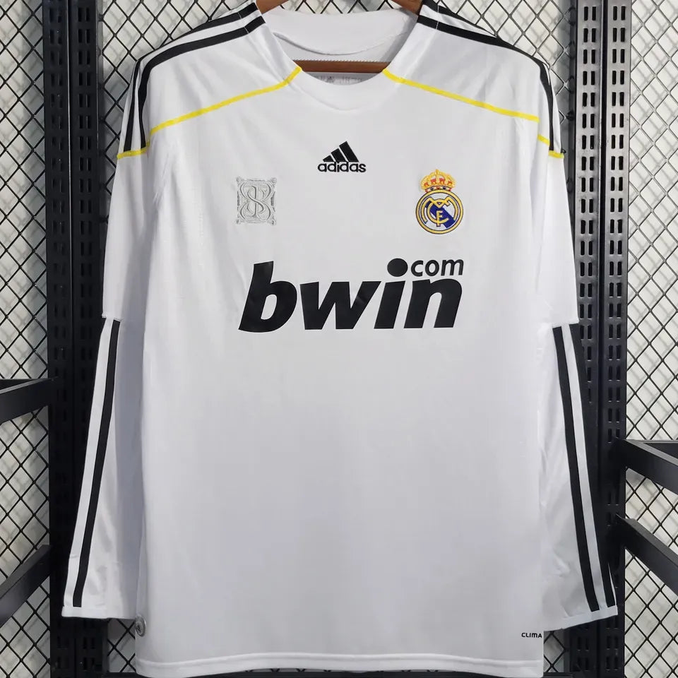 Jersey 2009/10 Real Madrid Local Manga larga Retro