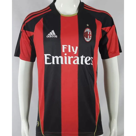 Jersey 2010/11 AC Milan Local Manga corta Retro