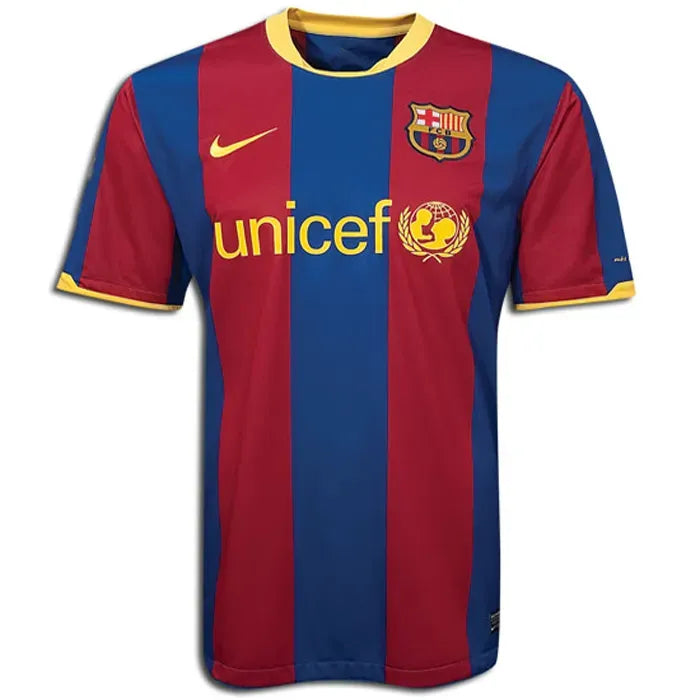 Jersey 2010/11 Barcelona Local Manga corta Retro