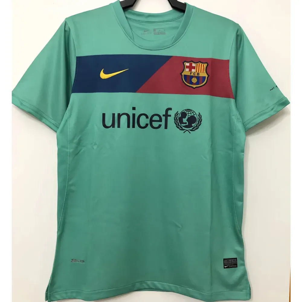 Jersey 2010/11 Barcelona Visitante Manga corta Retro