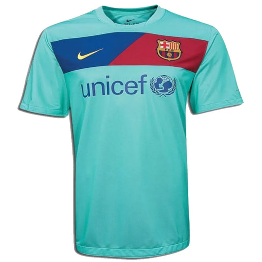 Jersey 2010/11 Barcelona Visitante Manga corta Retro