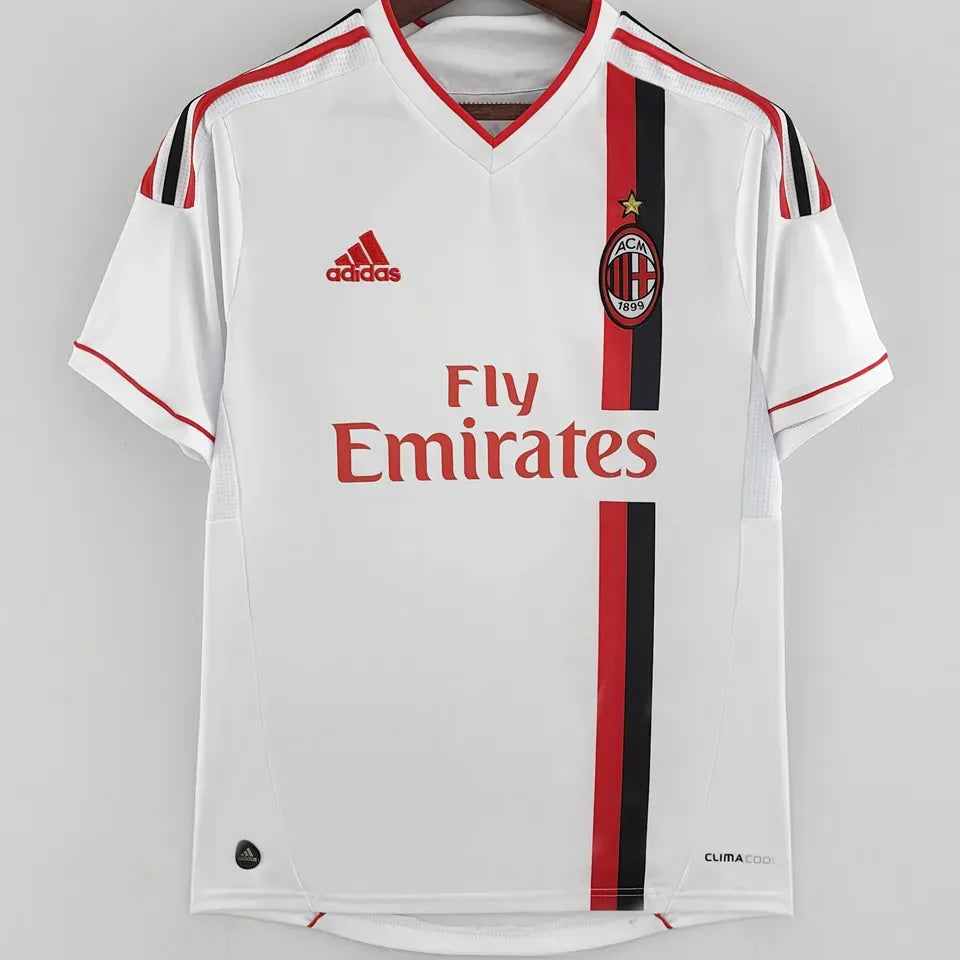 Jersey 2011/12 AC Milan Visitante Manga corta Retro