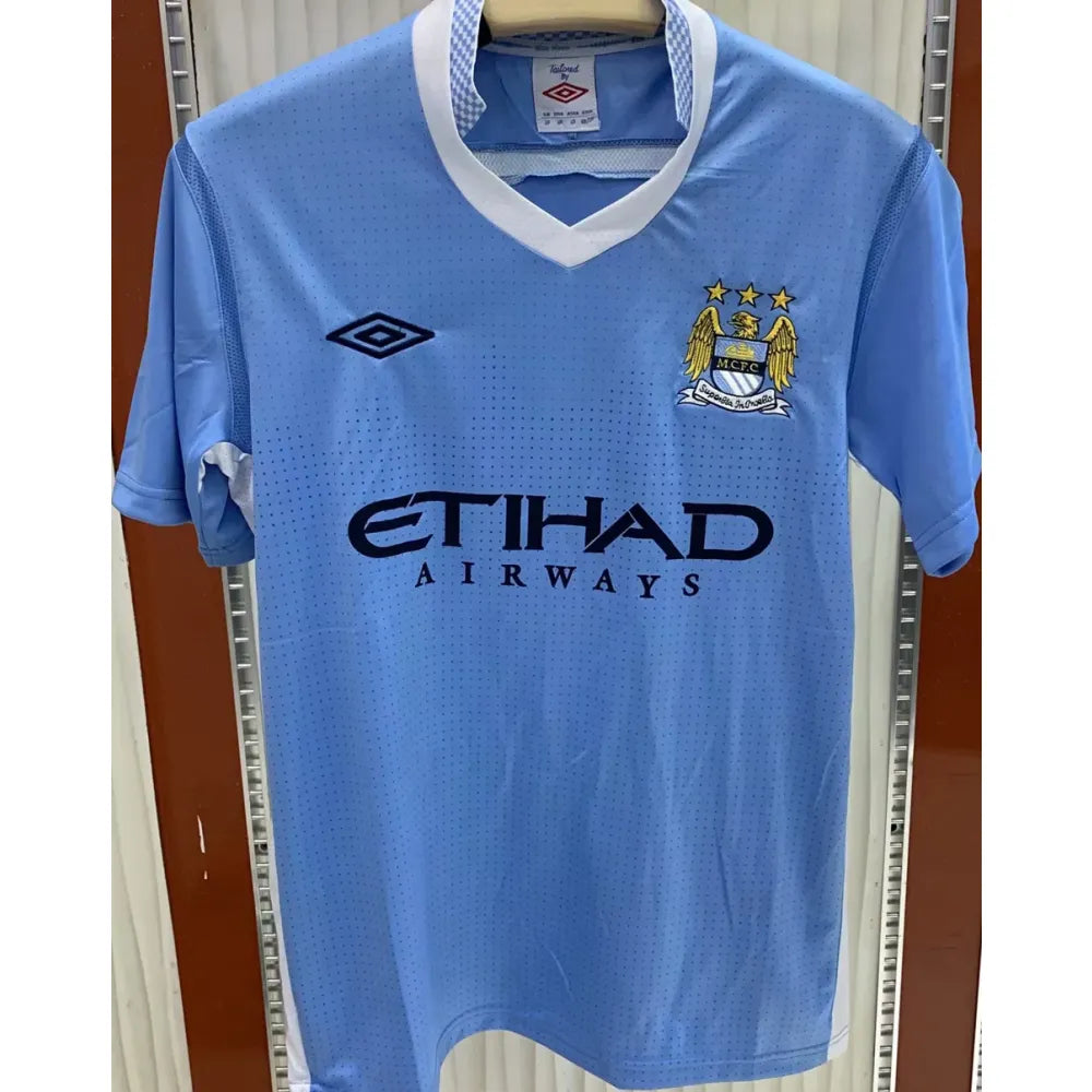 Jersey 2011/12 Manchester City Local Manga corta Retro