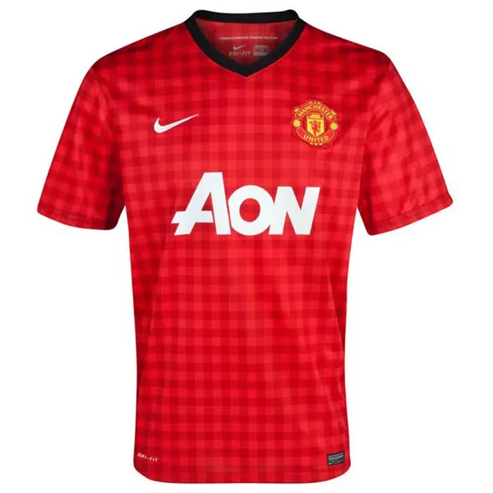 Jersey 2012/13 Manchester United Local Manga corta Retro
