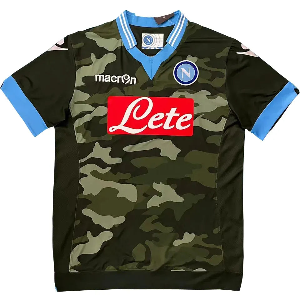 Jersey 2013/14 Napoli Visitante Manga corta Retro