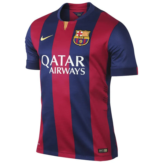Jersey 2014/15 Barcelona Local Manga corta Retro