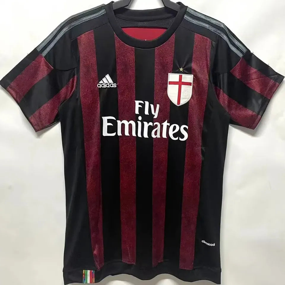 Jersey 2015/16 AC Milan Local Manga corta Retro