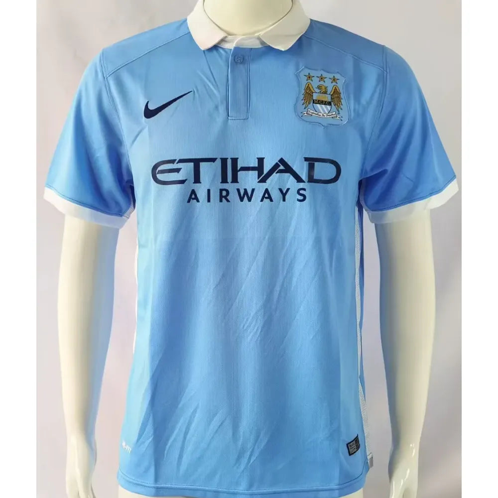 Jersey 2015/16 Manchester City Local Manga corta Retro