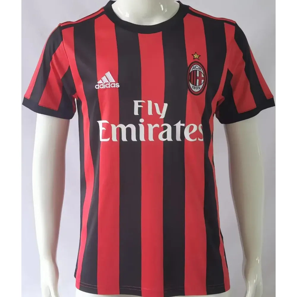 Jersey 2017/18 AC Milan Local Manga corta Retro