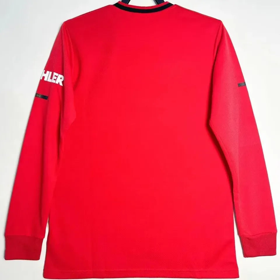 Jersey 2019/20 Manchester United Local Manga larga Retro