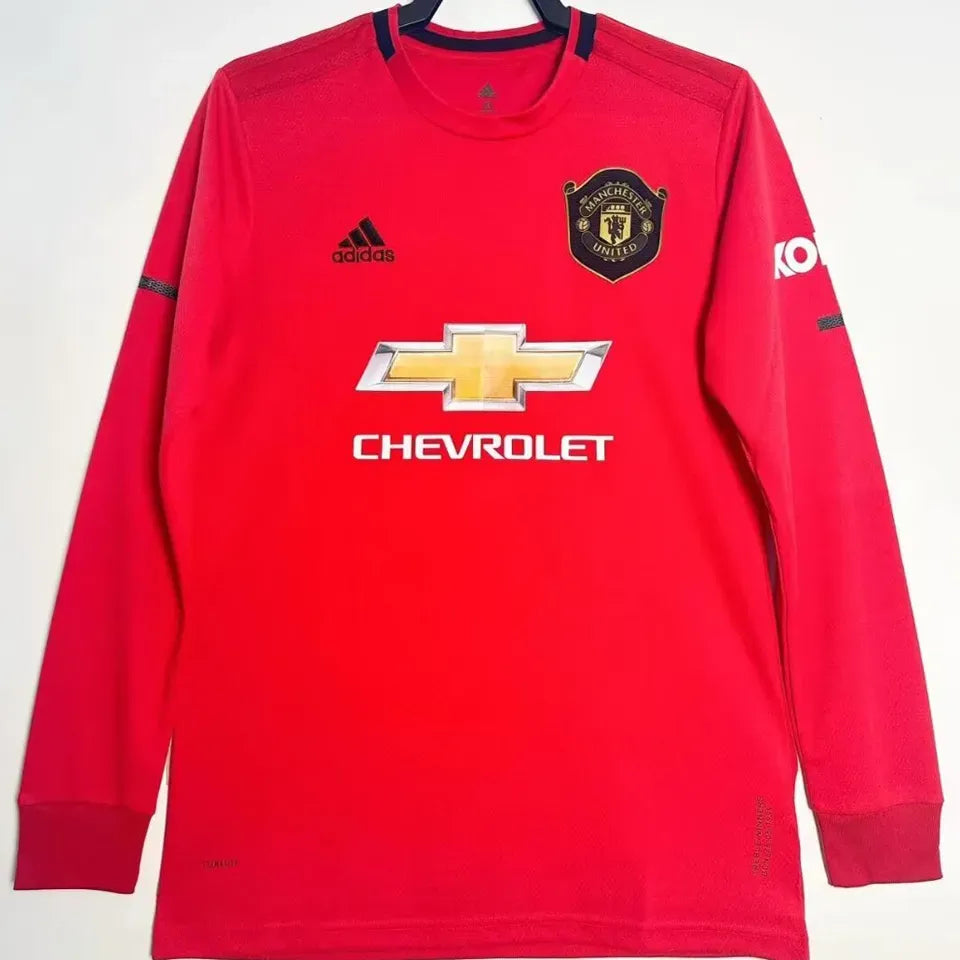 Jersey 2019/20 Manchester United Local Manga larga Retro