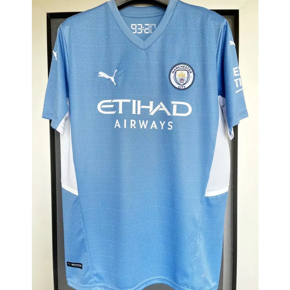 Jersey 2021/22 Manchester City Local Manga corta Versión Fan