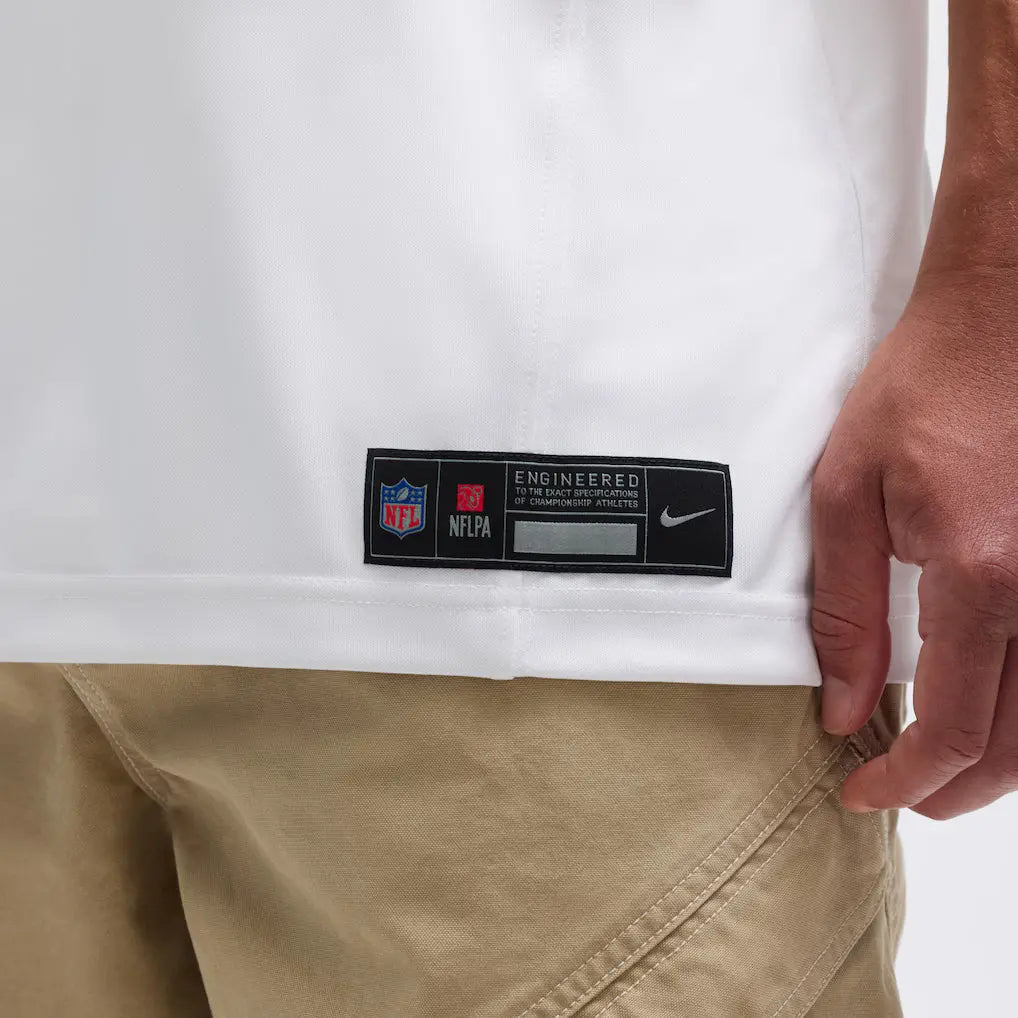 NO Saints Jersey White 2 Jersify