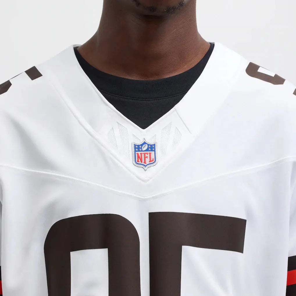 CLE Browns Jersey White Jersify