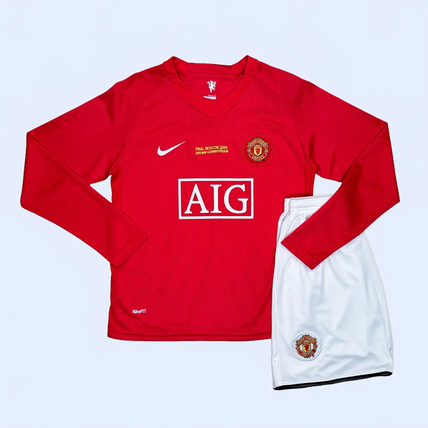 Manchester United 2007/08 Local para Niños Jersify