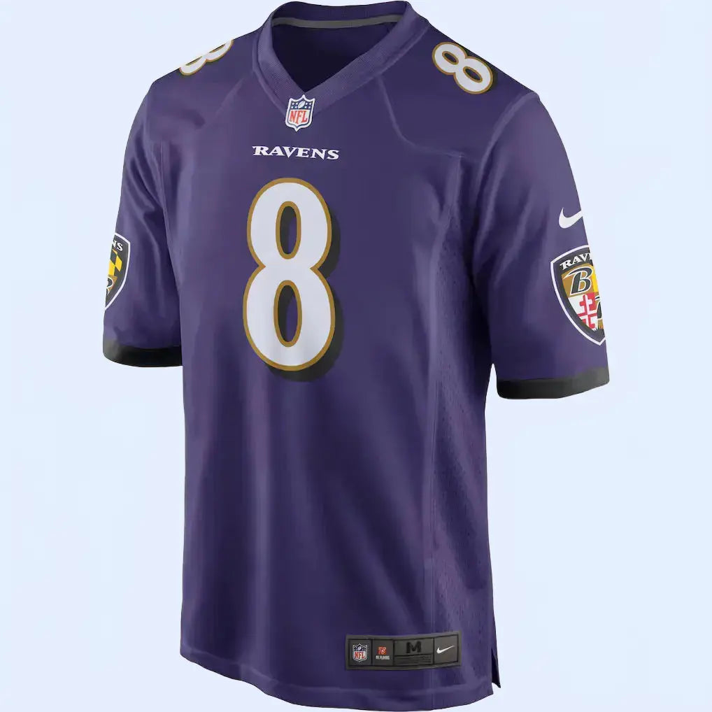 BAL Ravens Jersey Morada TOUCHDOWN