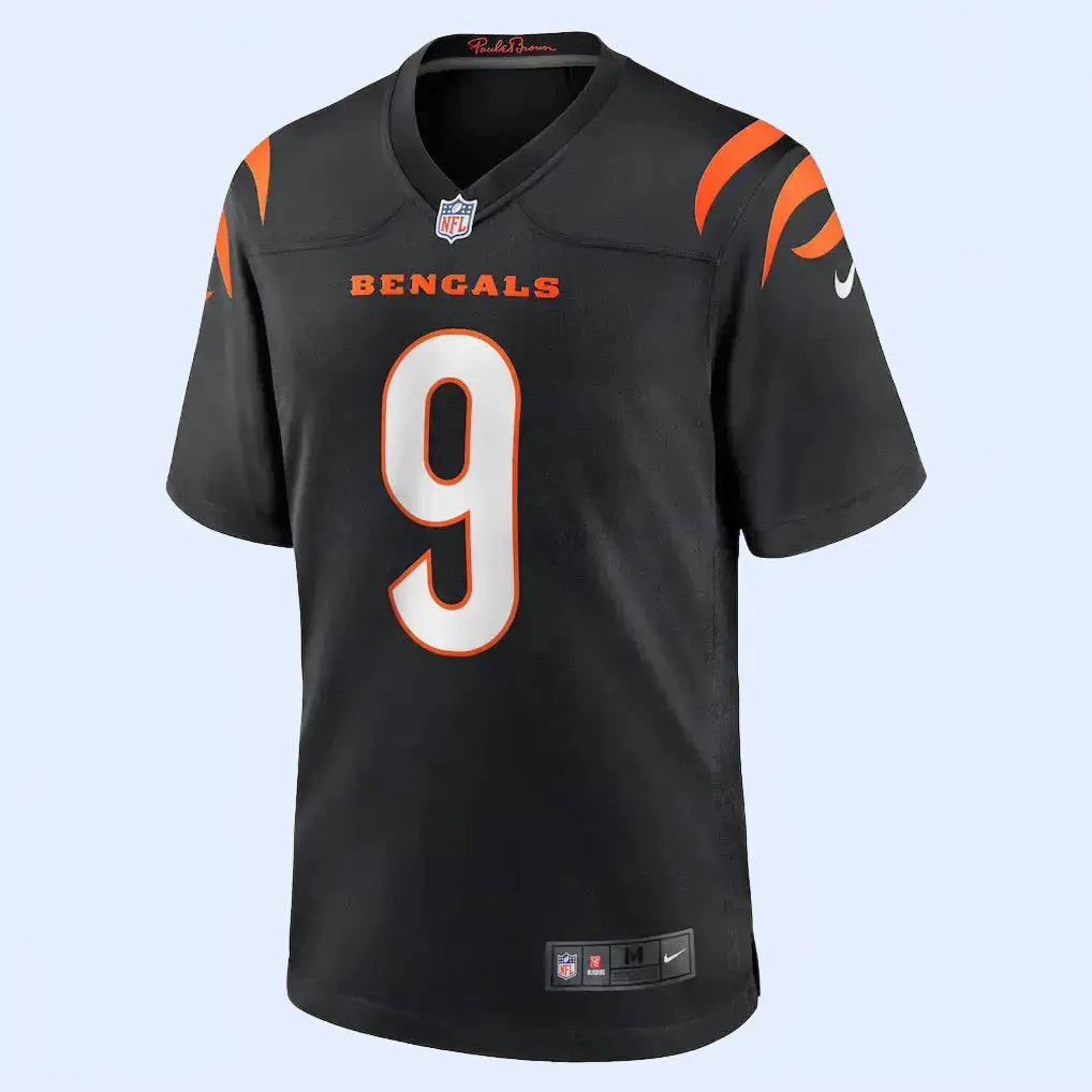 CIN Bengals Jersey Black Jersify