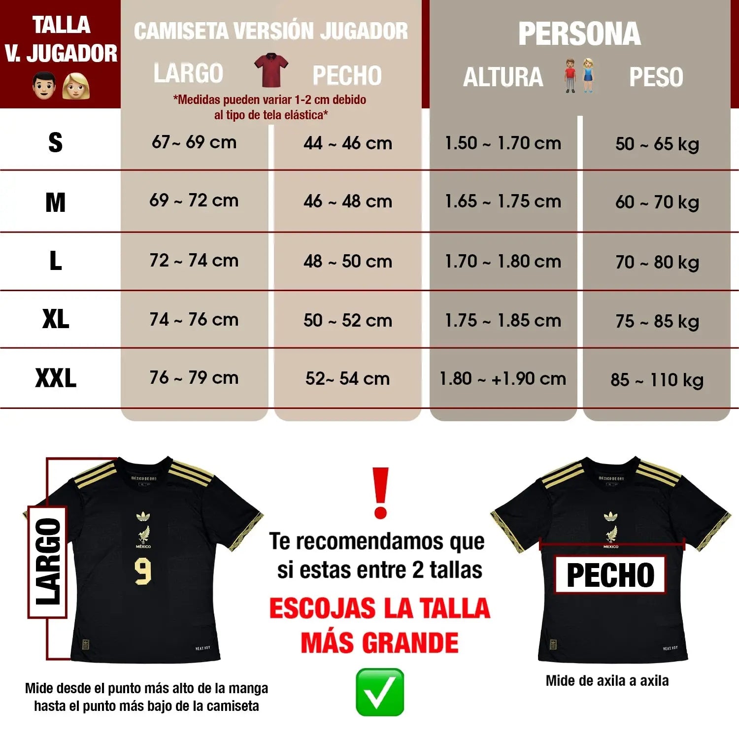 México 2025 Tercera Versión Jugador Jersify